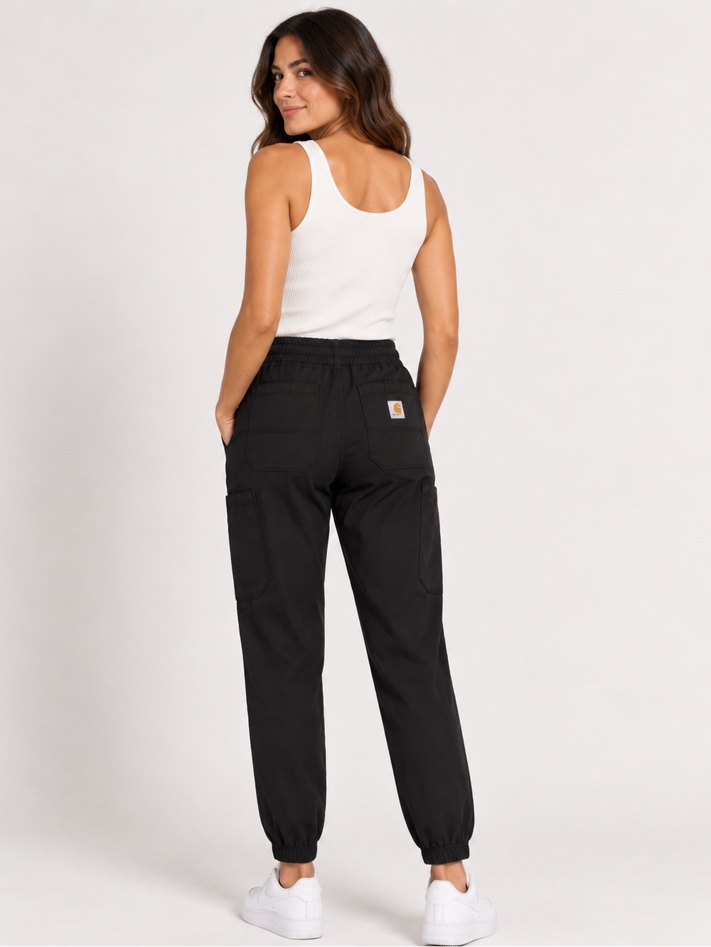 Carhartt Force Stretch Cargo Utility Jogger Pants Black M NWOT